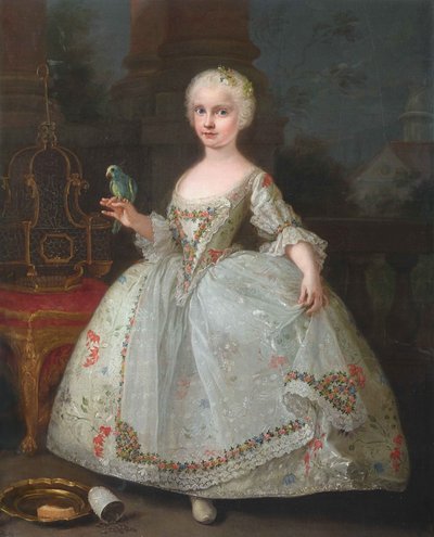 Infanta María Isabel of Spain (1743-1749) by Giuseppe Bonito